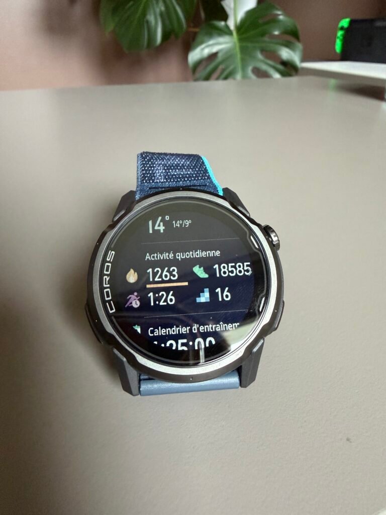 Coros Apex 4 46mm Widget entrainement