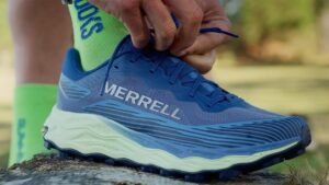 Merrell Agility Peak 6 en trail sur terrain rocheux